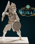 Lizardfolk Paladin – Sershaea - 3d Printed Miniature by DND Is A Woman