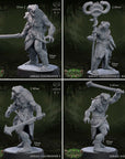 Ssrall Halfbloods - 3d Printed Miniature by Mammoth Factory