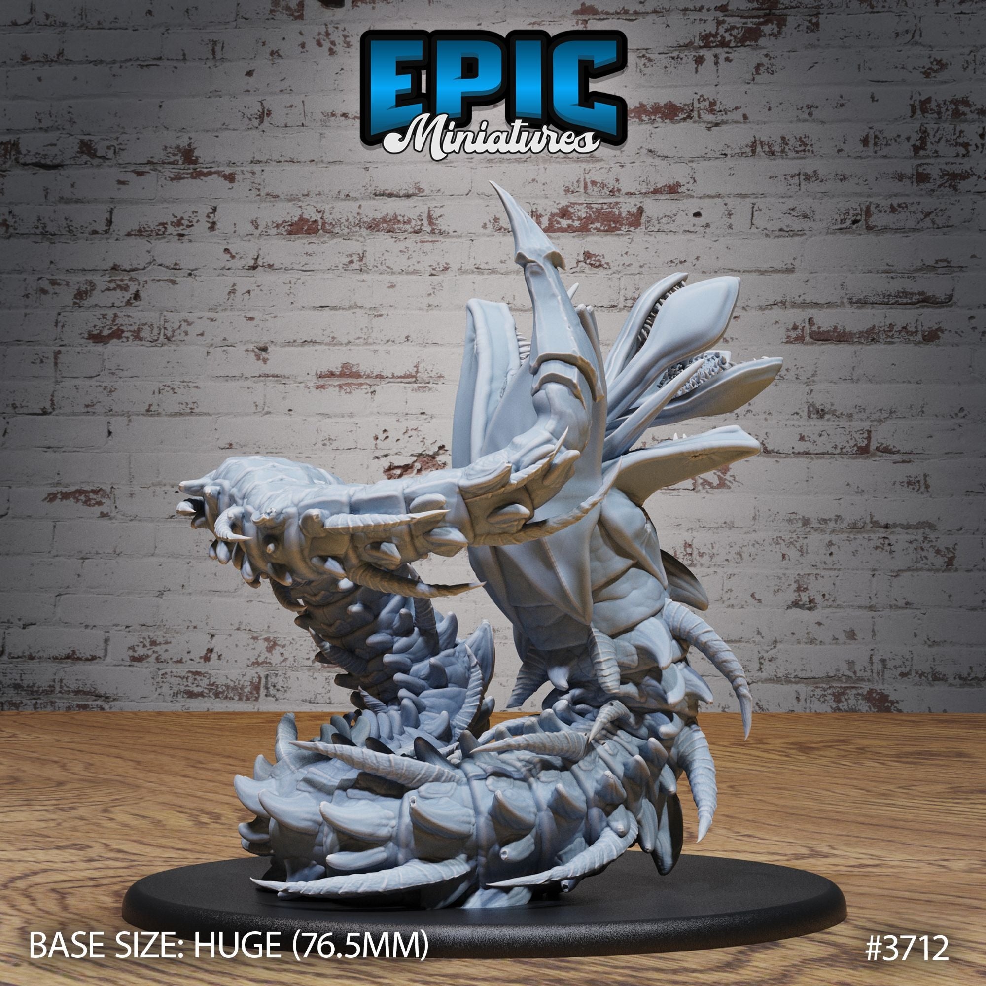 Dhole Worm - 3d Printed by Epic Miniatures