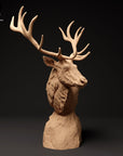 Red Deer Bust - 3d Printed Bust by Animal Den