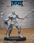 Knight Sir Tristan - 3d Printed by Epic Miniatures