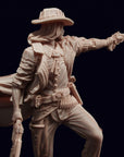 Cyber Cowboy - Frederick "Vulcan" Silvers - 3d Printed Miniature by Cyberstash