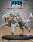 Undead Dire Wolf - 3d Printed by Epic Miniatures