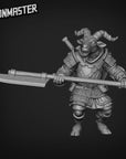 Black Goat Marauders with polearm - 3d Printed Miniature by Goon Master Games