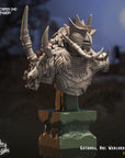 Gothmog, Orc Warlord Bust - 3d Printed Miniature by Crippled God Foundry