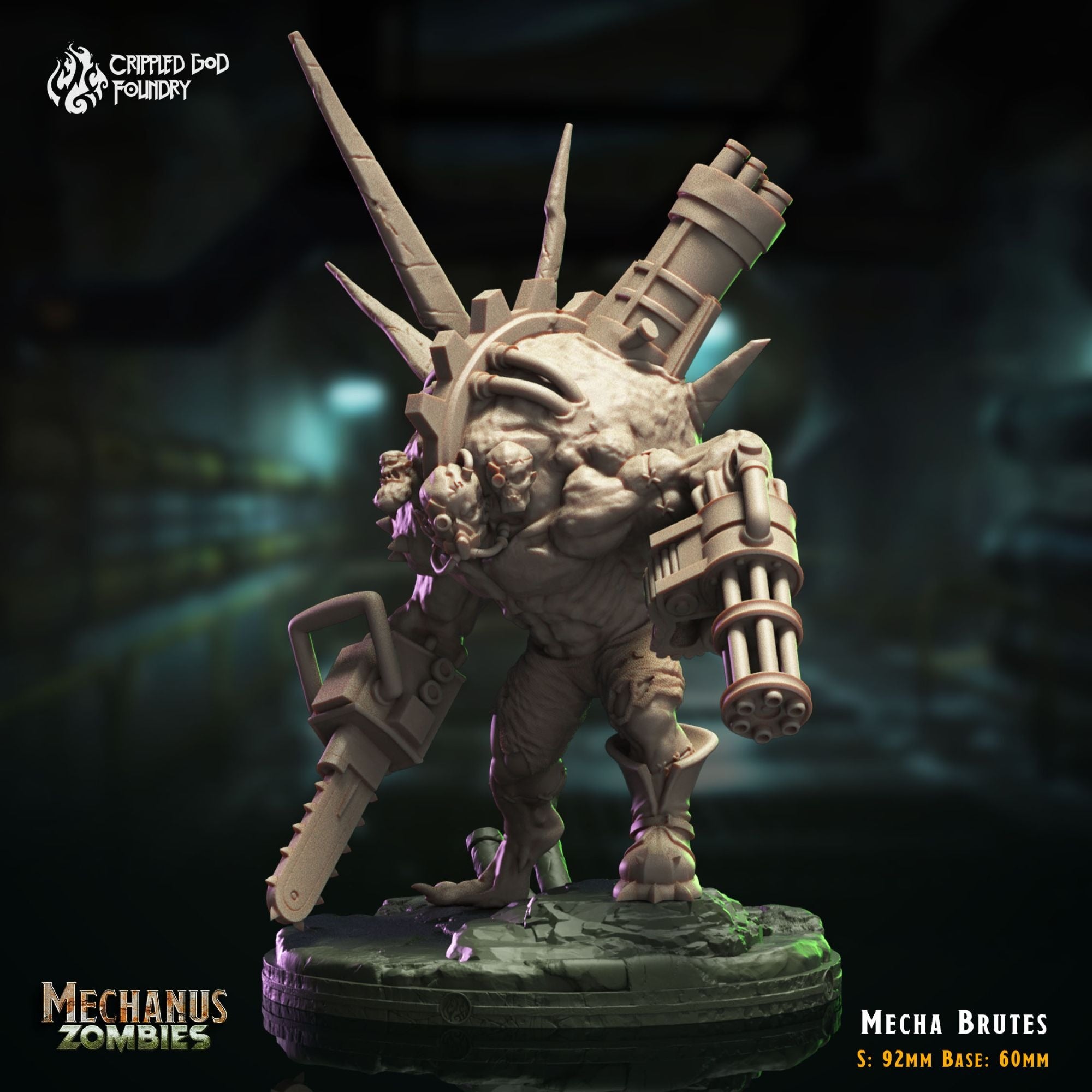 Mecha Brutes - 3d Printed Miniature Sculpted by Crippled God Foundry