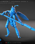 Spearman Drones - Fellswarm - 3d Printed Miniature by Blue Wyvern