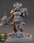 General Raxar Boneharrow - Goreborn of Carcass Hollow - 3d Printed Miniature sculpted by Daybreak Miniatures