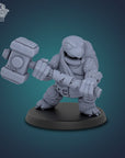 Turtle Fighters - 3d Printed Miniature by DiceHeads