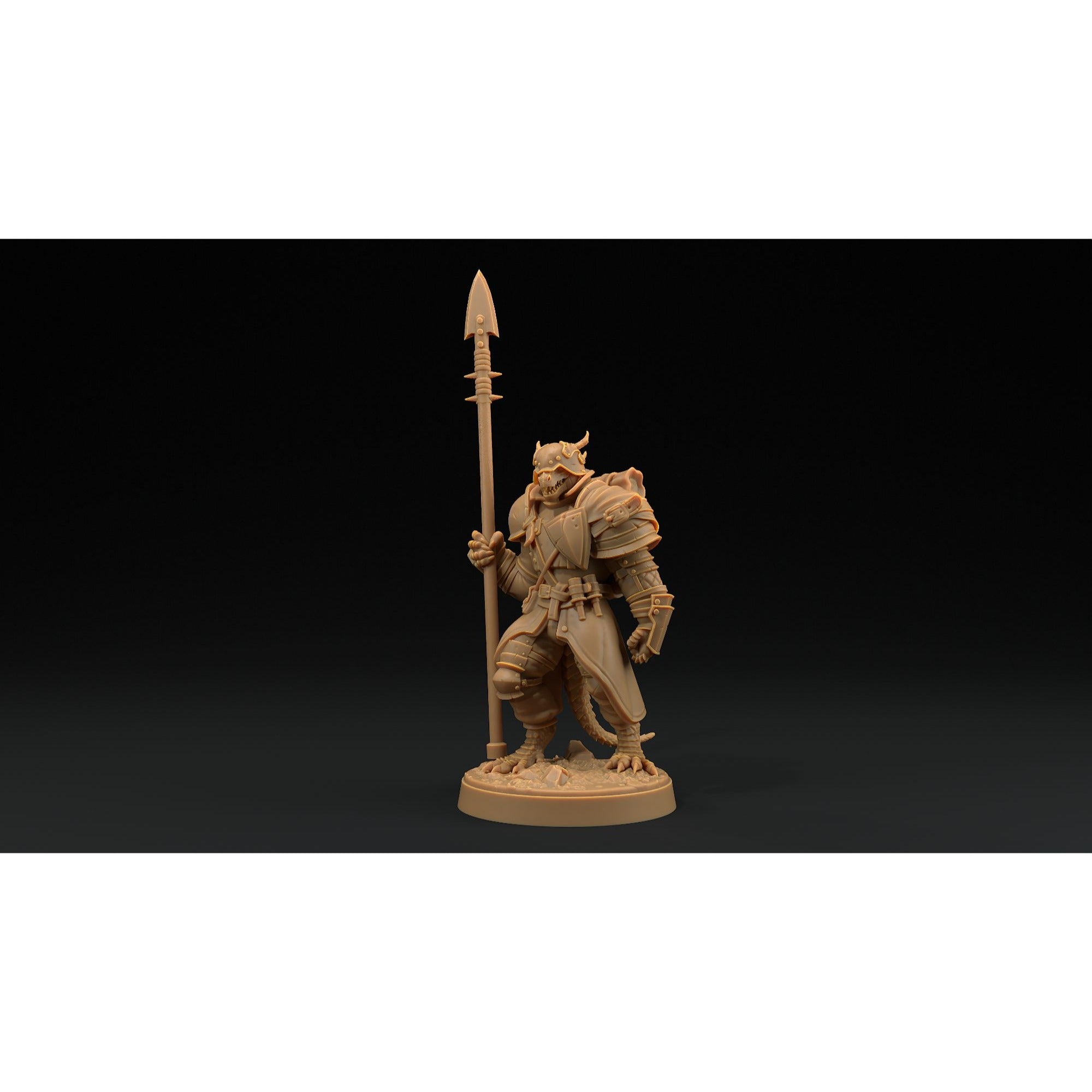 Draxi Soldier Commander - Children of the Flame - 3d Printed Miniature by Dragon Trappers Lodge