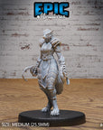 Armored Werewolf Female - 3d Printed Miniature Sculpted by Epic Miniatures