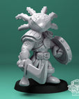 Axolotl Fighters - 3d Printed Miniature by DiceHeads