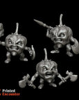 Scotch Bonnet Chili Warriors (Set of 3) - 3d Printed Miniature Sculpted by Printed Encounter