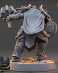 Hector du Cœur Vaillant - Renegades of the Iron Phoenix - 3d Printed Miniature sculpted by Daybreak Miniatures