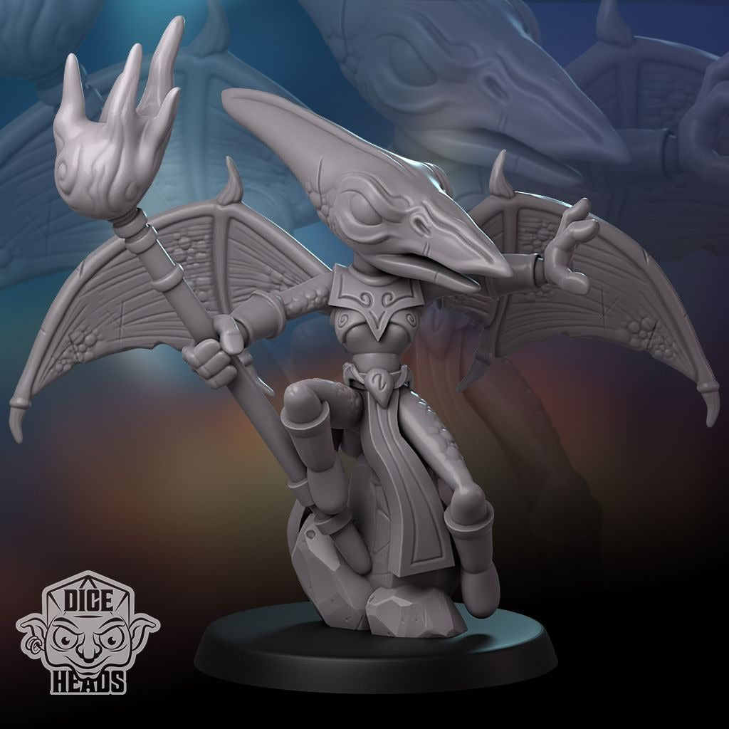 Terrible Pterosaurs Guild - 3d Printed Miniature by DiceHeads