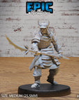 Oni Samurai - 3d Printed Miniature Sculpted by Epic Miniatures