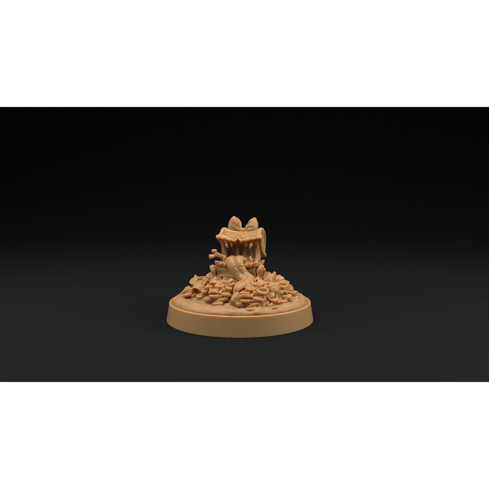 Lucy, Pet Mimic - 3d Printed Miniature by Dragon Trappers Lodge