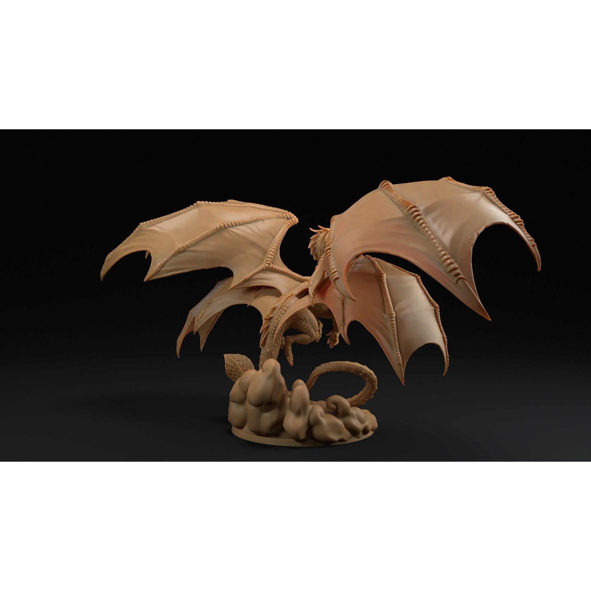 Zephys, the Windborne Tyrant - 3d Printed Miniature by Dragon Trappers Lodge