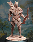 Ervion ro Estel - Elven Monster Hunter Ranger - 3d Printed Miniature by DM Stash