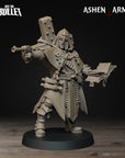 a toy figurine of a man with a gun
