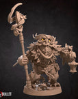 Owlfolk Druid - 3d Printed Miniature by Bite the Bullet