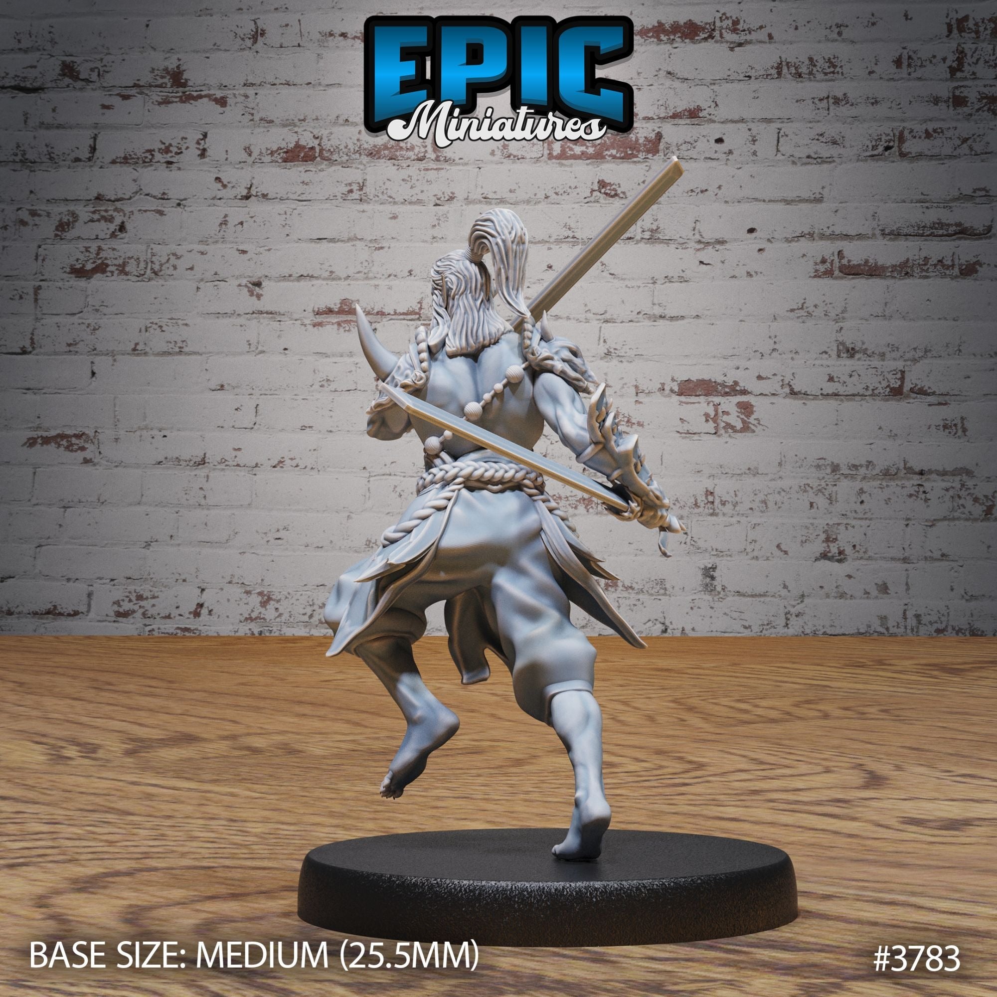 Oni Adventurer - 3d Printed by Epic Miniatures