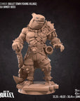 Sharkfolk Bandit Boss - 3d Printed Miniature by Bite the Bullet