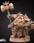 Dwarf High Priest - 3d Printed Miniature by Bite the Bullet