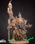 Orc Warlock - 3d Printed Miniature by Bite the Bullet