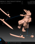 Usagi Scouts - Bushido Usagi - 3d Printed Miniature by Dragon Trappers Lodge