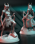 Elkava of the Sixth - Deception Huntress - 3d Printed Miniature by DM Stash