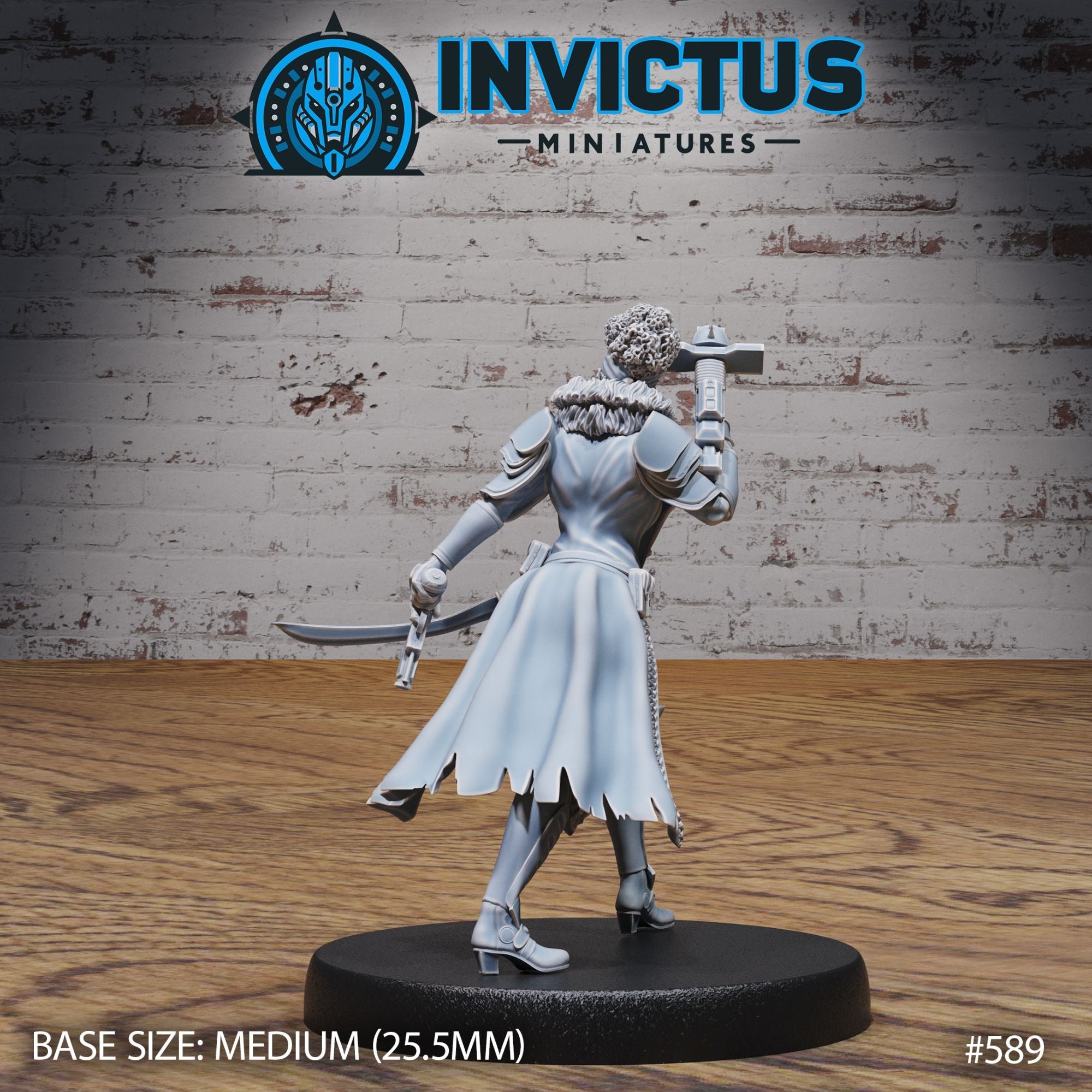 Galactic Treasure Hunter Female - 3d Printed by Invictus Miniatures