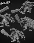 Crocodile Warrior - 3d Printed Miniature by Goon Master Games