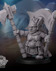 Iron Dwarves Warband - 3d Printed Miniature by DiceHeads