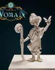 Gnome Druid – Fengles - 3d Printed Miniature by DND Is A Woman