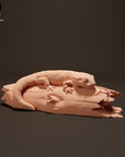 Fire Salamander - 3d Printed 1/6 Scale Miniature by Animal Den