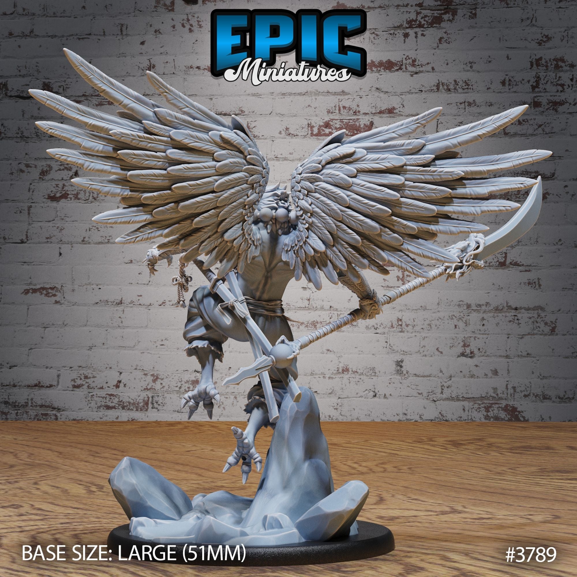 Tengu Bird Folk Lord - 3d Printed by Epic Miniatures