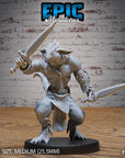 Lizardfolk Thug - 3d Printed by Epic Miniatures