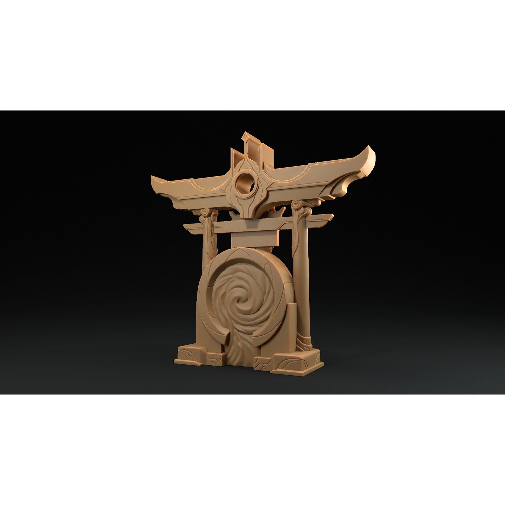 Tori Gate- Chosen of the Kami - 3d Printed Miniature by Dragon Trappers Lodge