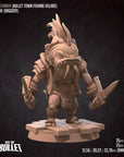 Locathah Bandit - 3d Printed Miniature by Bite the Bullet