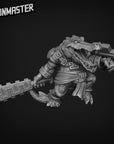 Crocodile Warrior - 3d Printed Miniature by Goon Master Games