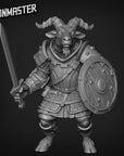 Black Goat Marauders with swords - 3d Printed Miniature by Goon Master Games