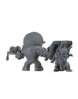 Ork Ross - 3d Printed Grimdark Cuteness Chibi Miniature