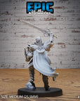 Black Guard Knight - 3d Printed by Epic Miniatures