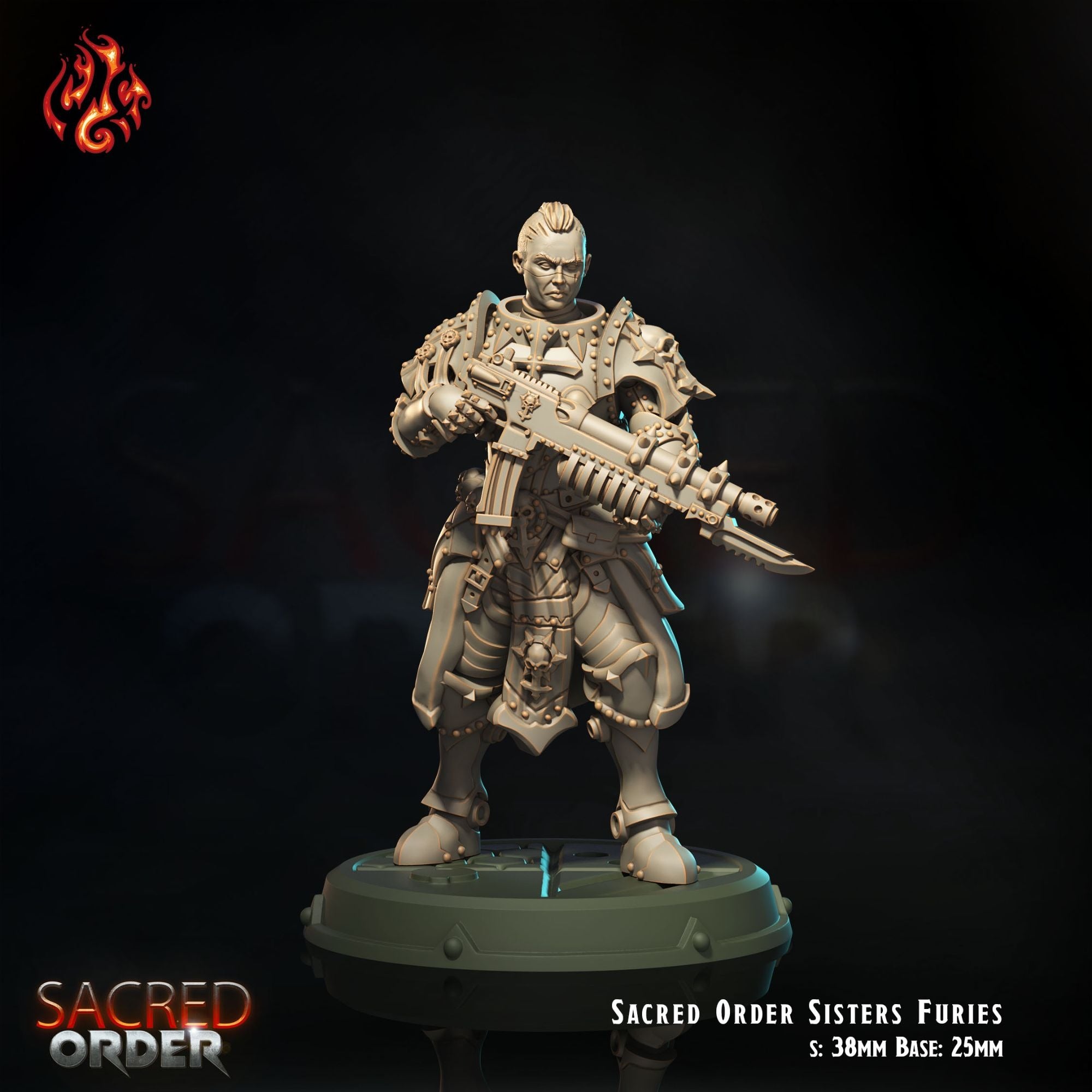 Sacred Order Furies - Sacred Order - 3d Printed Miniature by Crippled God Foundry