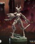 Techno Succubi - 3d Printed Miniature Sculpted by Crippled God Foundry