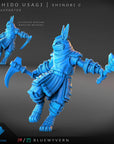 Rabbit Shinobi - Bushido Usagi - 3d Printed Miniature by Blue Wyvern