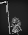 Hedgehog Spear - 3d Printed Miniature by Goon Master Games