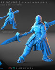 Glaive Warriors - Azure Bound - 3d Printed Miniature by Blue Wyvern