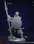 Auxiliar Spearmen - 3d Printed Miniature by Mammoth Factory